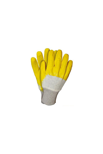 Un Manusi de protectie, Reis, Denim, Galben/Alb