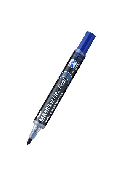 Pentel Marcator de bord Maxiflo Flex-Feel MWL5SB albastru, ALBASTRU
