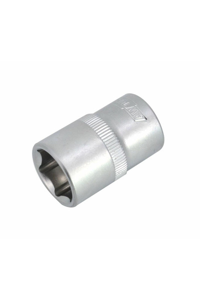 AwTools Soclu cu 6 colțuri 1/2 " SCURT 12mm NEGRU LINE