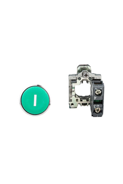 Schneider Electric Buton de control 22mm verde cu revenire automată 1Z XB4BA3311