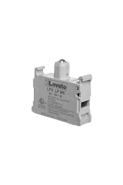 lovato Suport lampă LED albastră 185-265V AC LPXLPM6