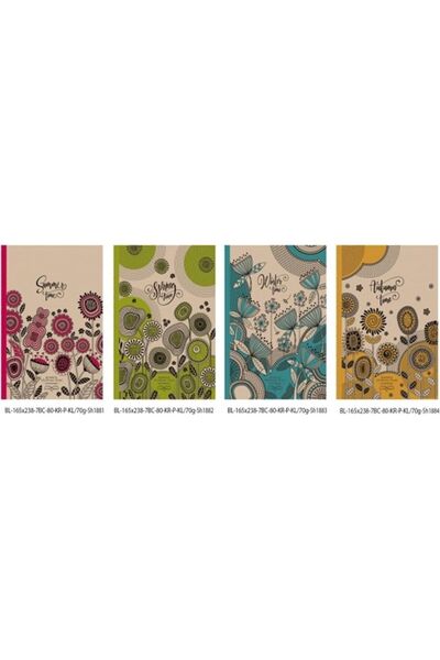 Fresh Company Caiet decorativ 165x238/80K carouri TW FRESH