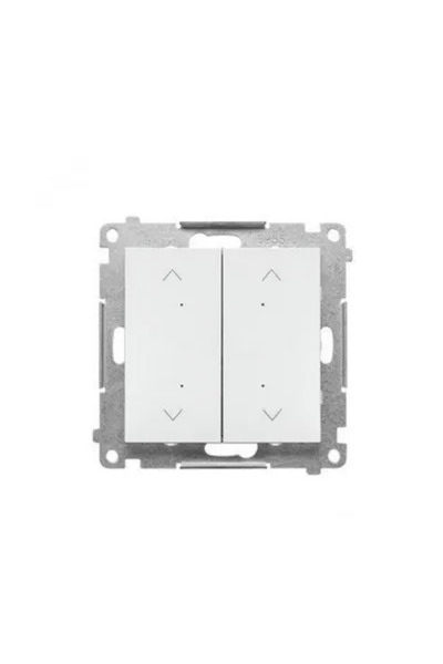 Kontakt-Simon Simon 55 Întrerupător cu buton dublu cu rolă electronică (modul...