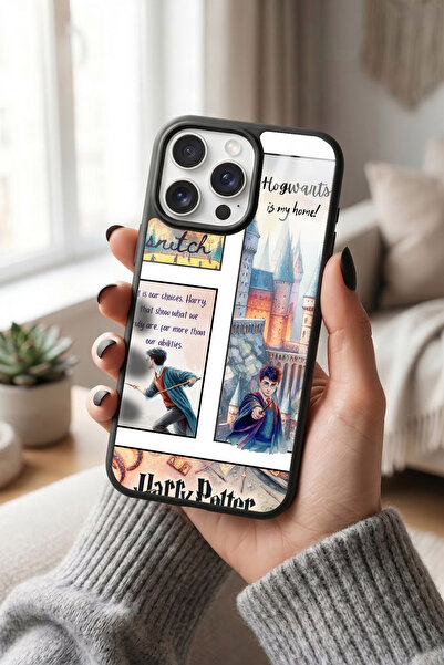 Snacase Apple iPhone 16 Pro Max Uyumlu Harry Potter Tasarımlı Glossy Premium ...