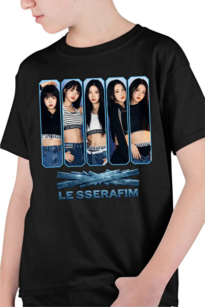 OEM Тениска Le Sserafim Kpop Bts Парти мърч