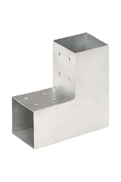 vidaxl Conector de grindă, în formă de L, 81 x 81 mm, metal galvanizat