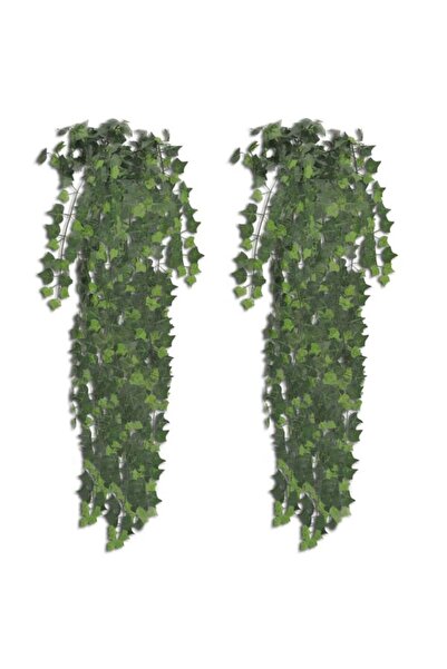 vidaxl Arbust de iederă artificială, 2 bucăți, verde, 90 cm
