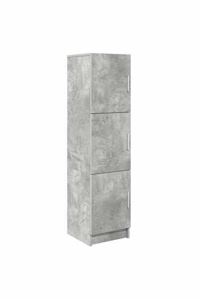 vidaxl Bufet Gri din beton 31.5 x 32 x 122.5 cm