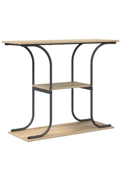 vidaxl Masă de consolă Stejar Sonoma 101 x 35 x 80,5 cm Lemn compozit