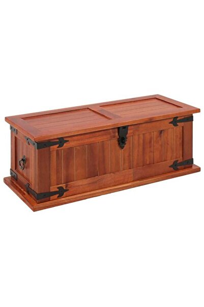 vidaxl Ladă de depozitare, 60 x 25 x 22 cm, lemn masiv de salcâm