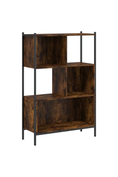 vidaxl Bibliotecă, stejar fumuriu, 72x28x109 cm, lemn prelucrat