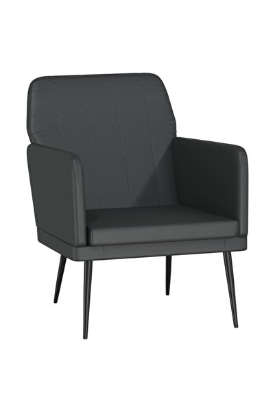 vidaxl Fotoliu, negru, 61x78x80 cm, piele artificială