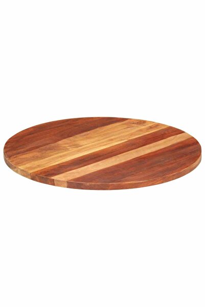 vidaxl Blat de masă rotund, 70 cm, 25-27 mm, lemn masiv acacia