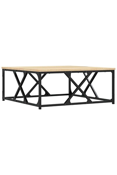 vidaxl Masă de cafea, stejar sonoma, 70x70x30 cm, lemn prelucrat