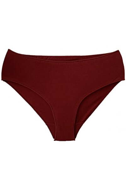 VELVET TOUCH Γυναικεία βαμβακερά σλιπ Μπορντό 12X-39BOR