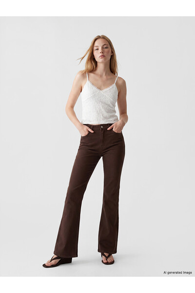 LC Waikiki Spanish Flared Women's Jean Pants for Style Enthusiasts from Uzg S...