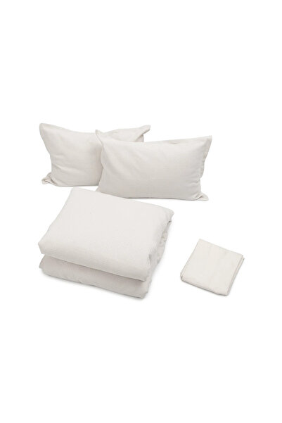 Midas Furniture JACQUARD BEDDING SET OF 4 PCS BEIGE