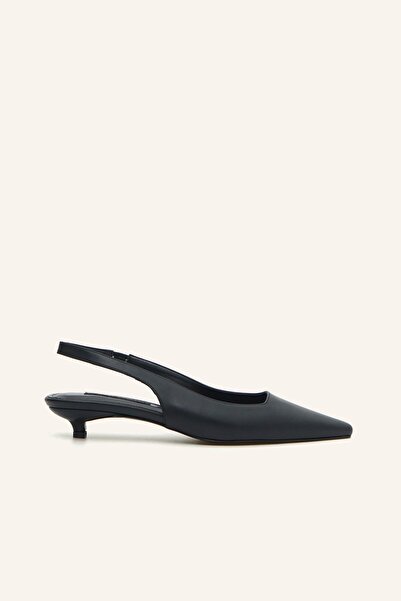 MARCATELLI Siyah Mini Topuklu Stiletto