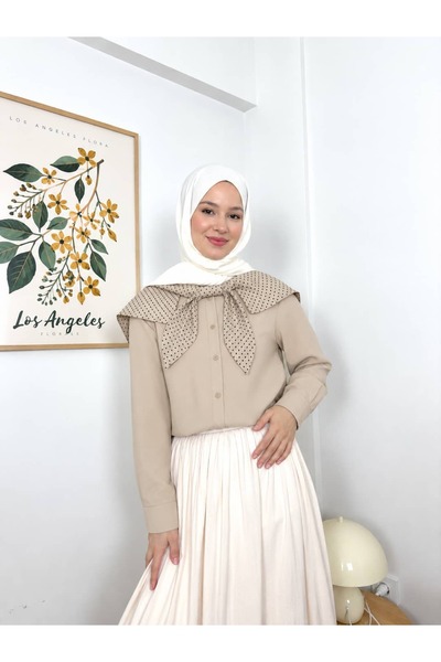 ARZU SEMA قميص بوليند بوليني بتصميم البوليند