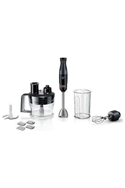 Bosch Serie 4 El Blenderı Paslanmaz Çelik Dörtlü Bıçak Teknolojisi 1000 W Siy...