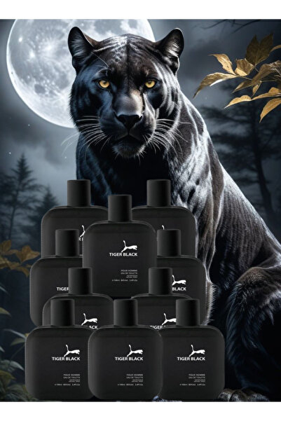 Tiger 10 Pieces Black Perfume 100ML