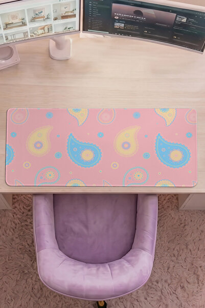 Charmbi Minimal Ethnic 40X90 Gaming Mouse Pad – Non-Slip Base Large Size Gami...