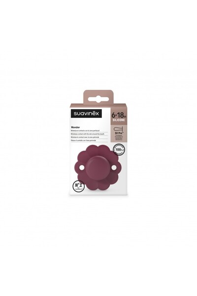 Suavinex Suzetă fiziologică SX Pro 6-18 LUNI WONDER Magenta