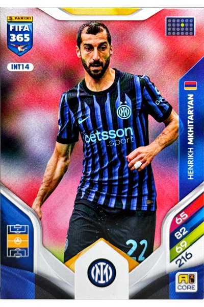 YUONİS ART Panini - Henrikh Mkhitaryan / Adrenalyn XL / 2026
