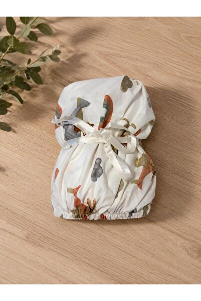 LUMİBABY BUTİK 100% Cotton, Park Bed Compatible Elastic Sheet (70X120X20)
