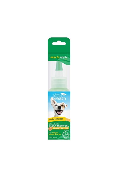 Tropiclean Clean Teeth Oral Care Gel Τζελ Καθαρισμού Δοντιών Φυστικοβούτυρο 59ml