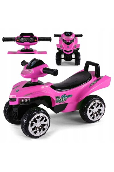 Milly Mally Jeep pentru copii Monster, roz, cu lumini LED și sunete, 9-12 luni