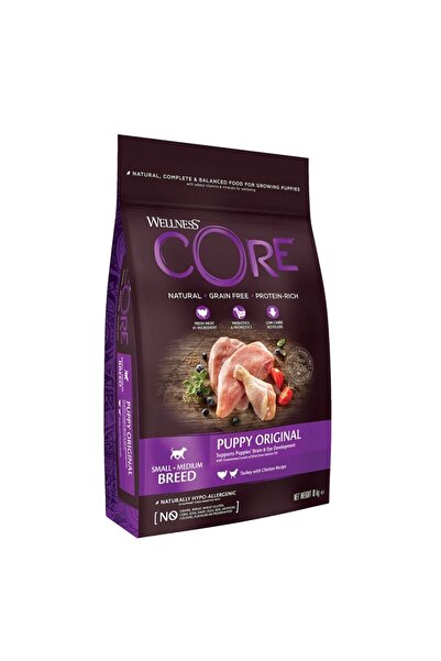 Wellness Core Στερεά Τροφή για Κουτάβια Μικρών-Μεσαίων Φυλών με Γαλοπούλα & Κ...