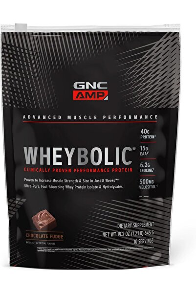 gncshop GNC AMP Wheybolic Whey Protein Powder Isolate with BCAA | Targeted Mu...