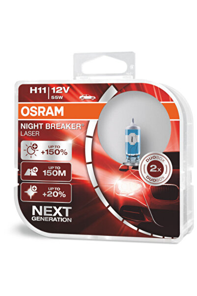Osram O-64211NBS-HCB Becuri cu halogen H11 12V 55W PGJ19-2 Night Breaker Argi...