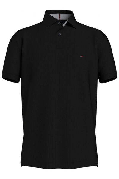 Tommy Hilfiger 1985 ΚΑΝΟΝΙΚΟ ΠΟΛΟ ΜΑΥΡΟ