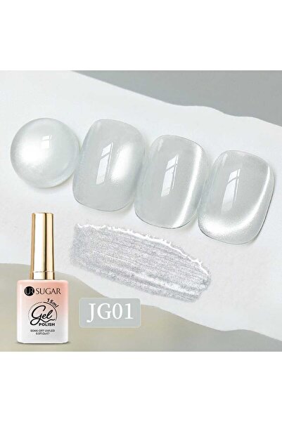 Born Pretty UR SUGAR Jelly Cam Efektli Kedi Gözü Kalıcı Oje(JG01)-15 ml