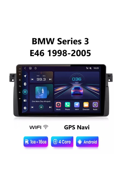 OEMN BMW E46 (1998-2005) Android Multimedia Οθόνη αυτοκίνητου με GPS WI-FI Bl...