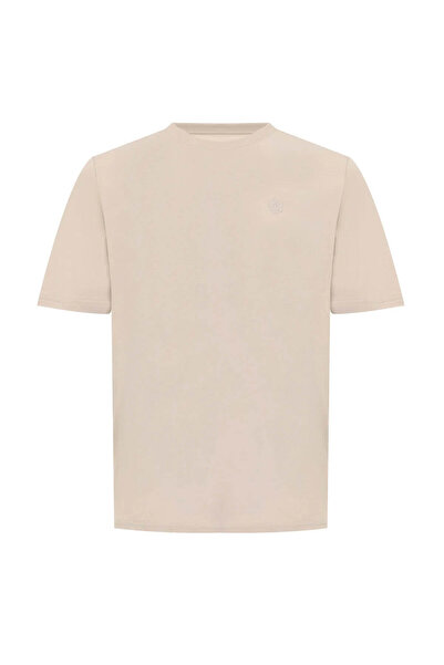 lumberjack MB CT102 C NK T-SH 6FX Bej Erkek T-Shirt A102064373