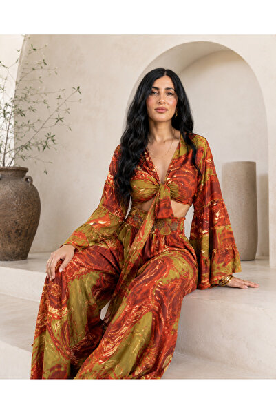 laviyonsa 2-Piece Set of Trousers & Bolero Imported Fabric 36-40 Standard