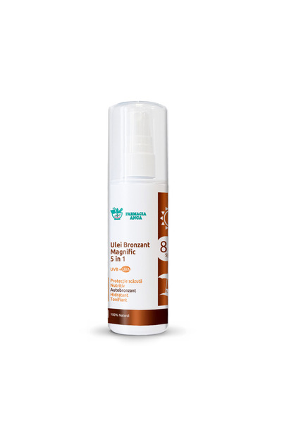Farmacia Anca L-SOARE MAGNIFIC BRONZANT SPF 8 ULEI 5IN1*100ML