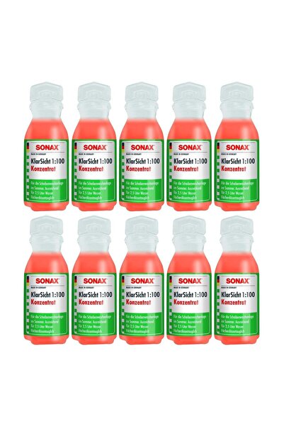 Sonax Konsantre Cam Suyu 10 lu Set