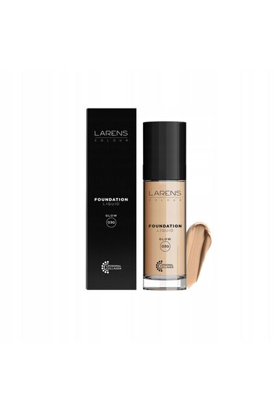 unbranded Wellu Larens Fond de ten lichid Glow - Nuanța Dark 03G