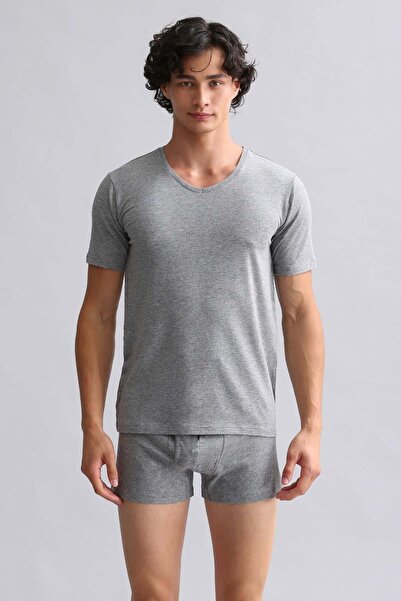 Aytuğ&Mısırlı Egyptian Modal by Tencel Hercules Slim Fit V-Neck Undershirt / ...