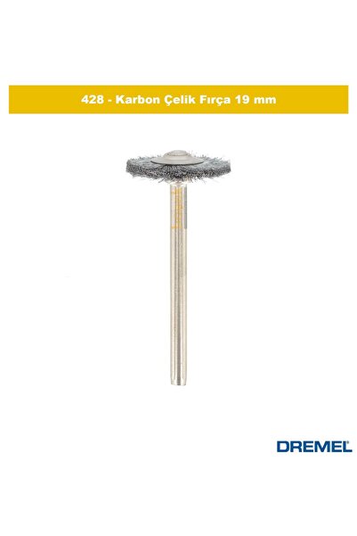 Dremel 428 Karbon Çelik Fırça 19 mm 26150428JA