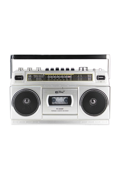 FLAGEN Retro Boombox Müzik Çalar Kaset Çalar Bluetooth FM/AM/SW Radyo USB TF ...