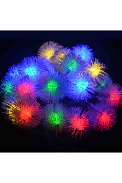 Vivendo Instalatie Snowflakes LED 50 Balls, fulgi de zapada, multicolor