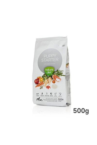 Natura Diet Hrană de pornire pentru căței, Pui și Somon 500g, Hipoalergenică,...