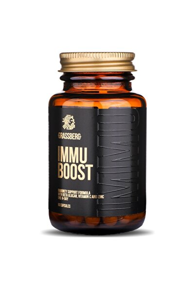 Grassberg Immu Boost Beta Glucani Suport Imunitar 60 Capsule