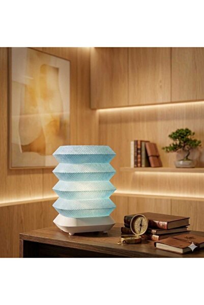 OK-KA Store Accordion Design Cubist Night Light & Decorative Table Lamp