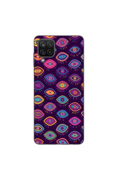 OEM Husa compatibila cu Samsung Galaxy A22 4G Silicon Gel Tpu Model Tribal Eyes
